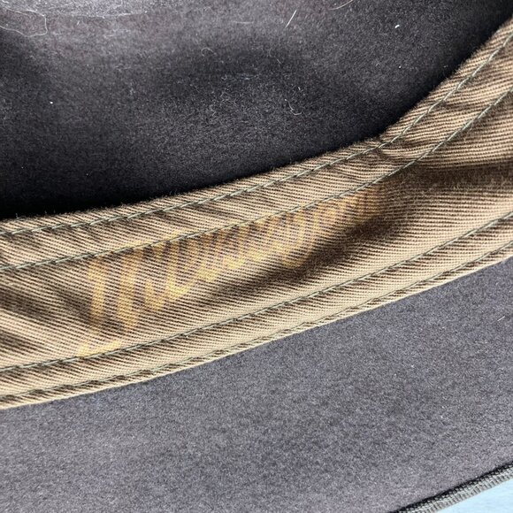 Indiana Jones Hat Men's Adjustable Brown Wool Size Small 2008 - Picture 10 of 10